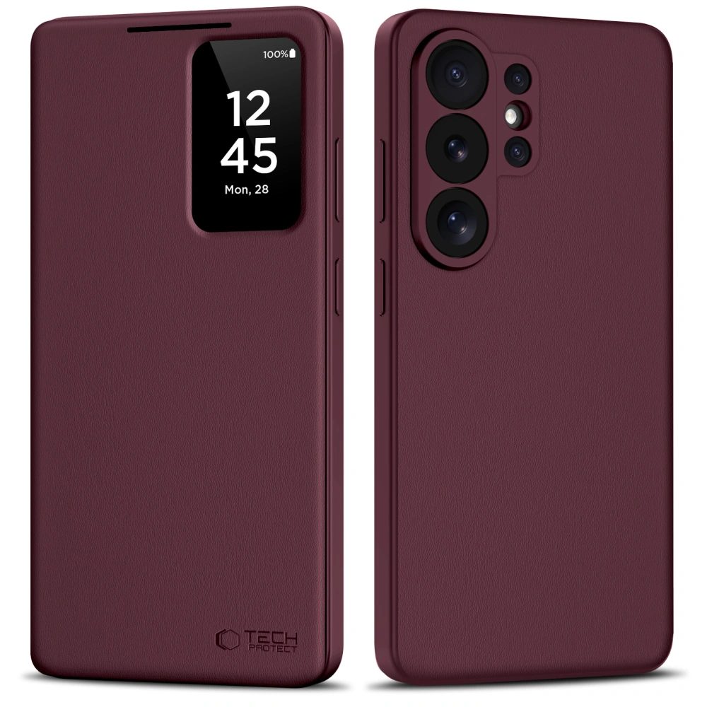Tech-Protect Smart Wallet, Samsung Galaxy S26 Ultra, vișiniu
