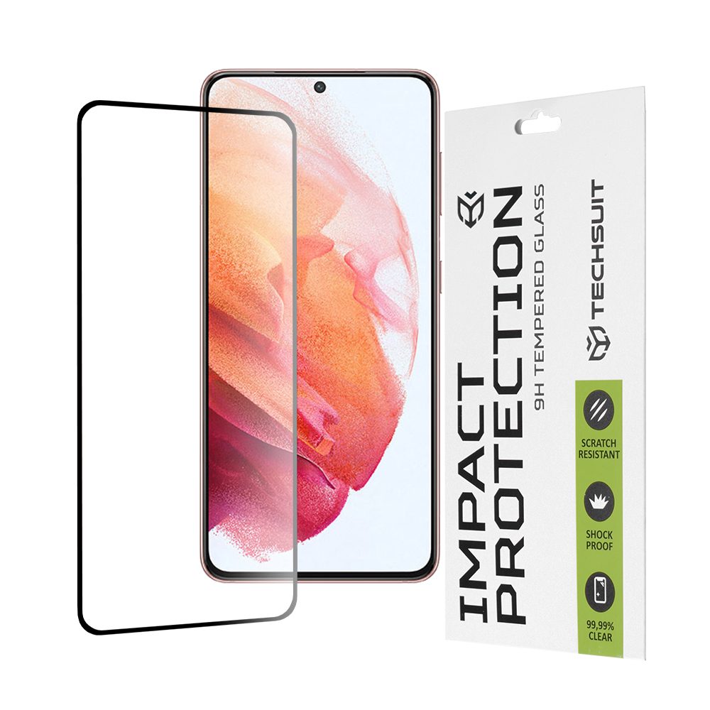 Levně Techsuit 111D Tvrzené sklo, Samsung Galaxy S21 5G, černé