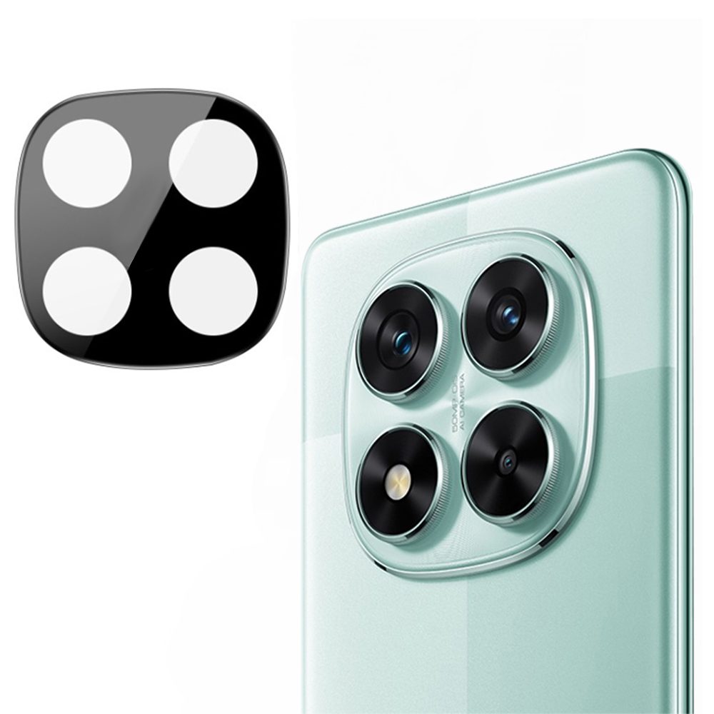 Techsuit üveg kamera lencséhez, Xiaomi Redmi Note 14 Pro 5G / Poco X7, fekete