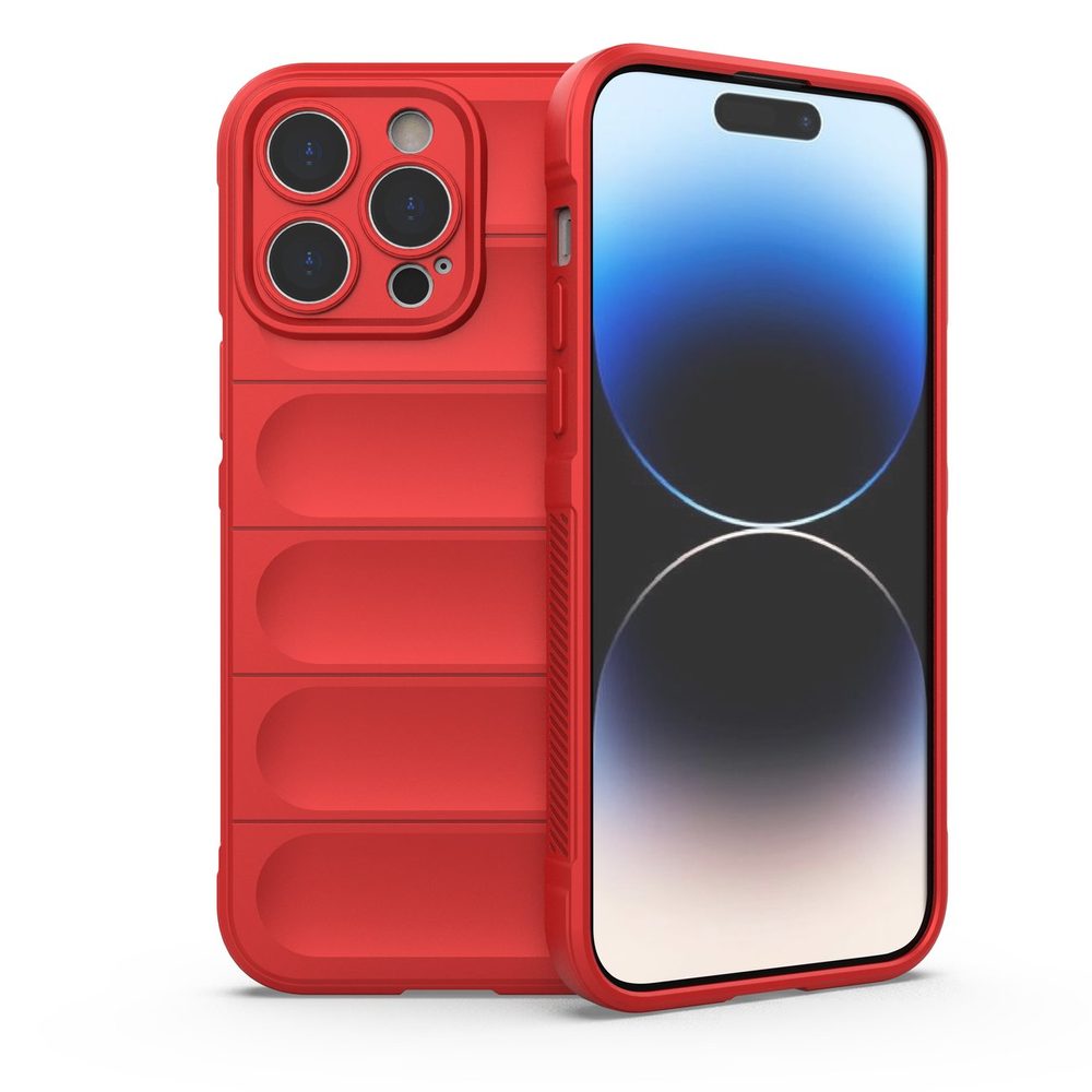 Magic Shield Obal, IPhone 14 Pro Max, červený