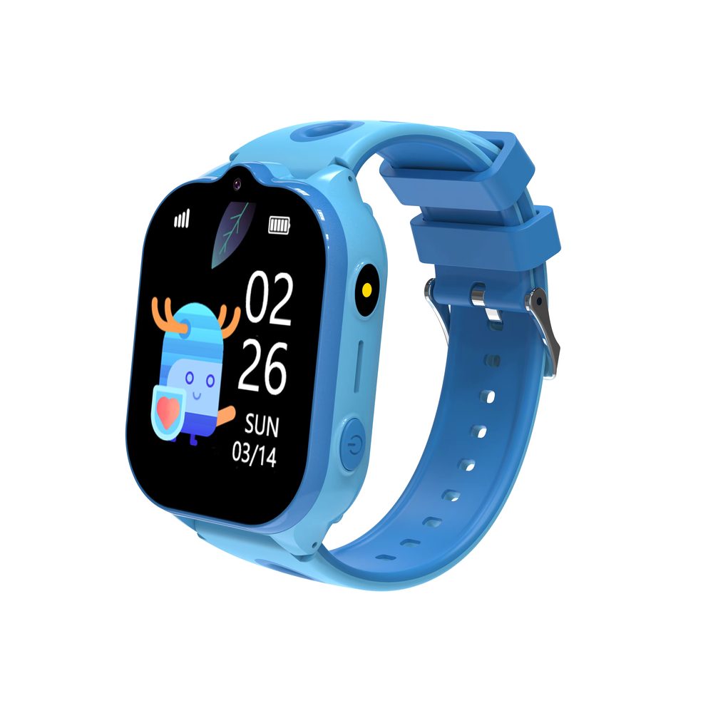 Dječji pametni sat LT52E 4G Video poziv s GPS, Wi-Fi i SOS funkcijom, 950 mAh, plavi