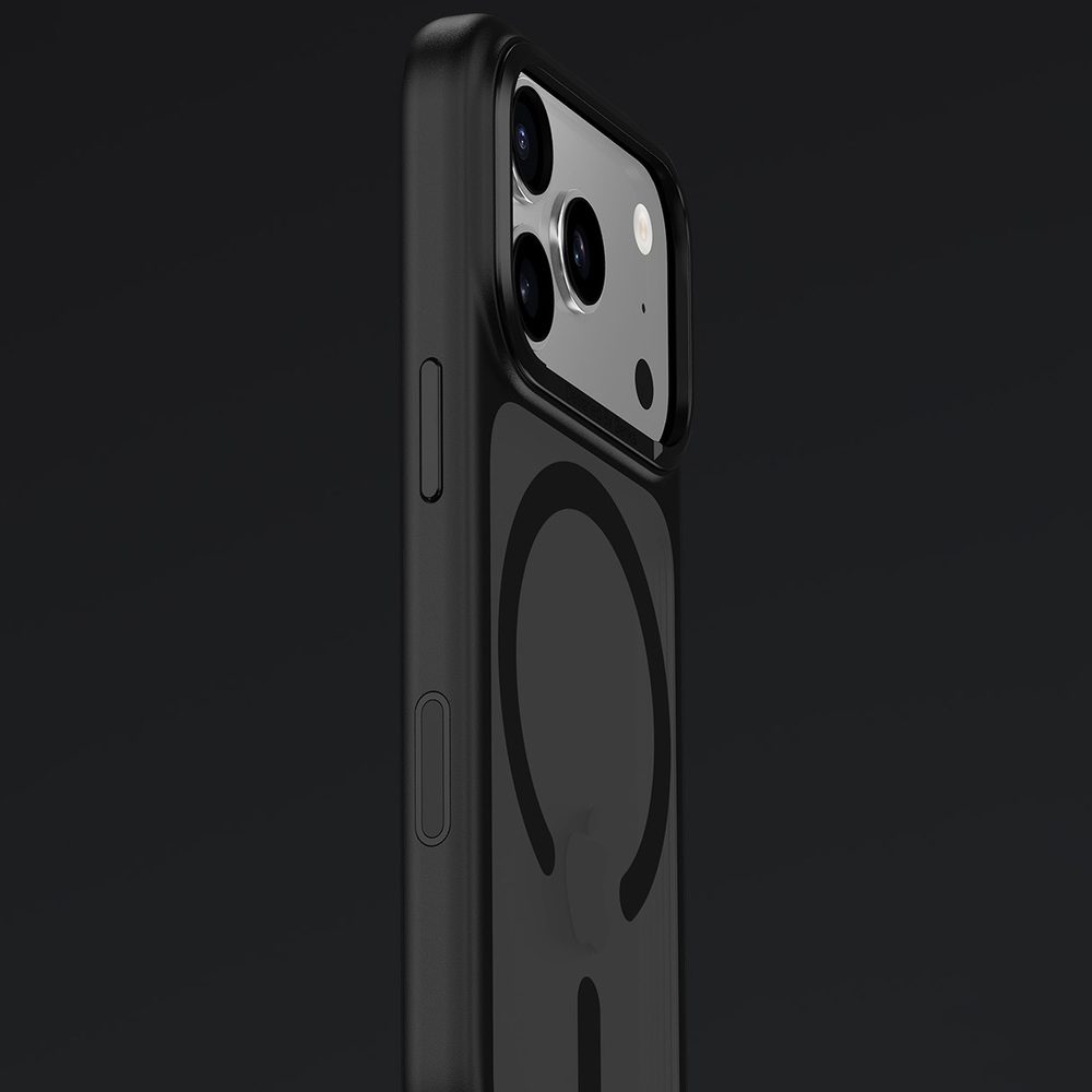 Benks Magnetic Mist obal Metal Frame, iPhone 17 Pro Max, čierny