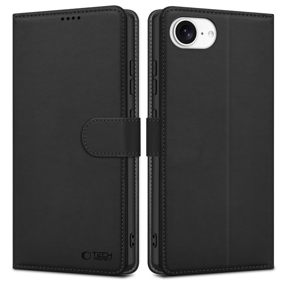 Tech-Protect iPhone 16e, černé pouzdro