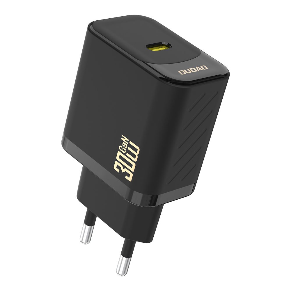 Levně Dudao A27P nabíječka USB-C, 30W PD GaN, černá