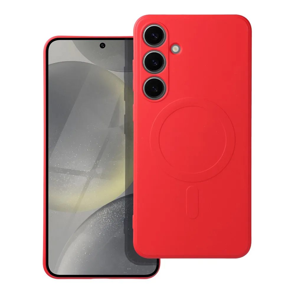 Obal Silicone Mag Cover, Samsung Galaxy A36, červený