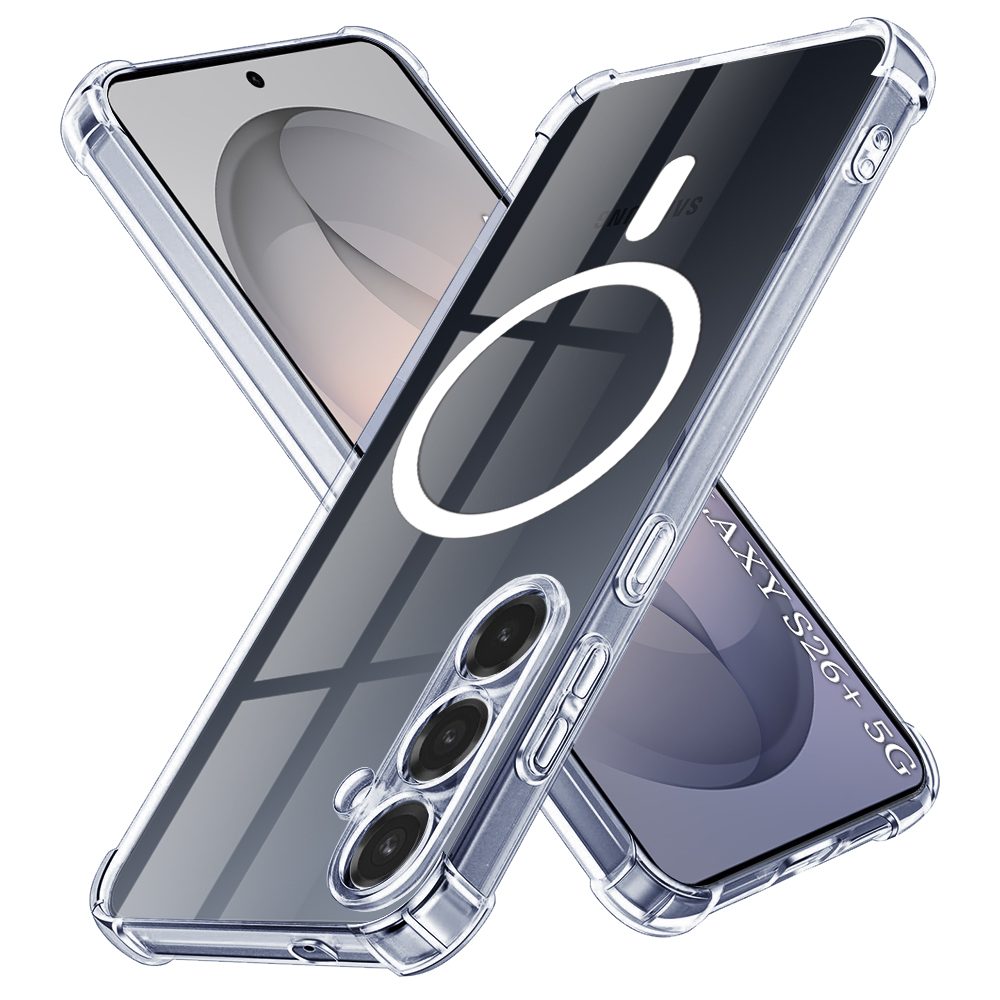 Levně Techsuit Shockproof MagSafe průhledný obal, Samsung Galaxy S26 Plus