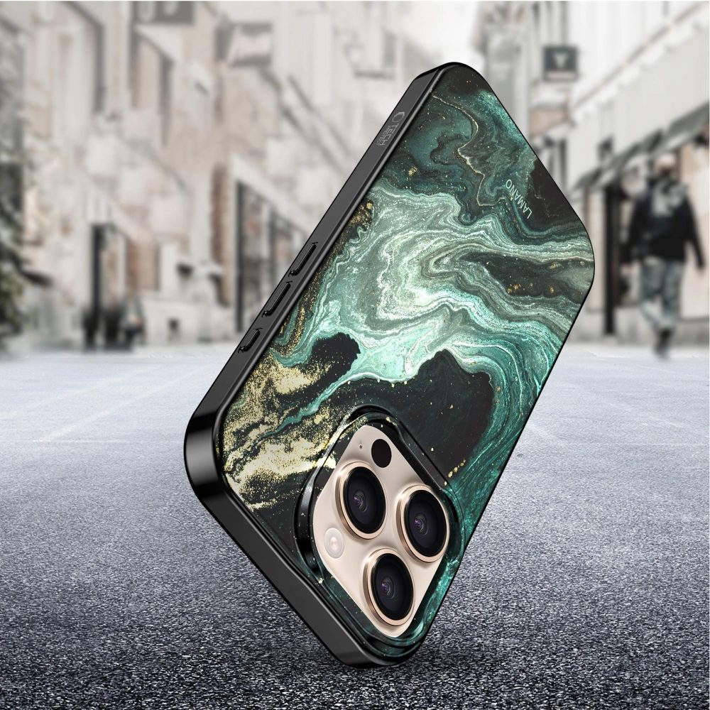 Tech-Protect Lamano MagSafe obal, iPhone 16 Pro, verde aura