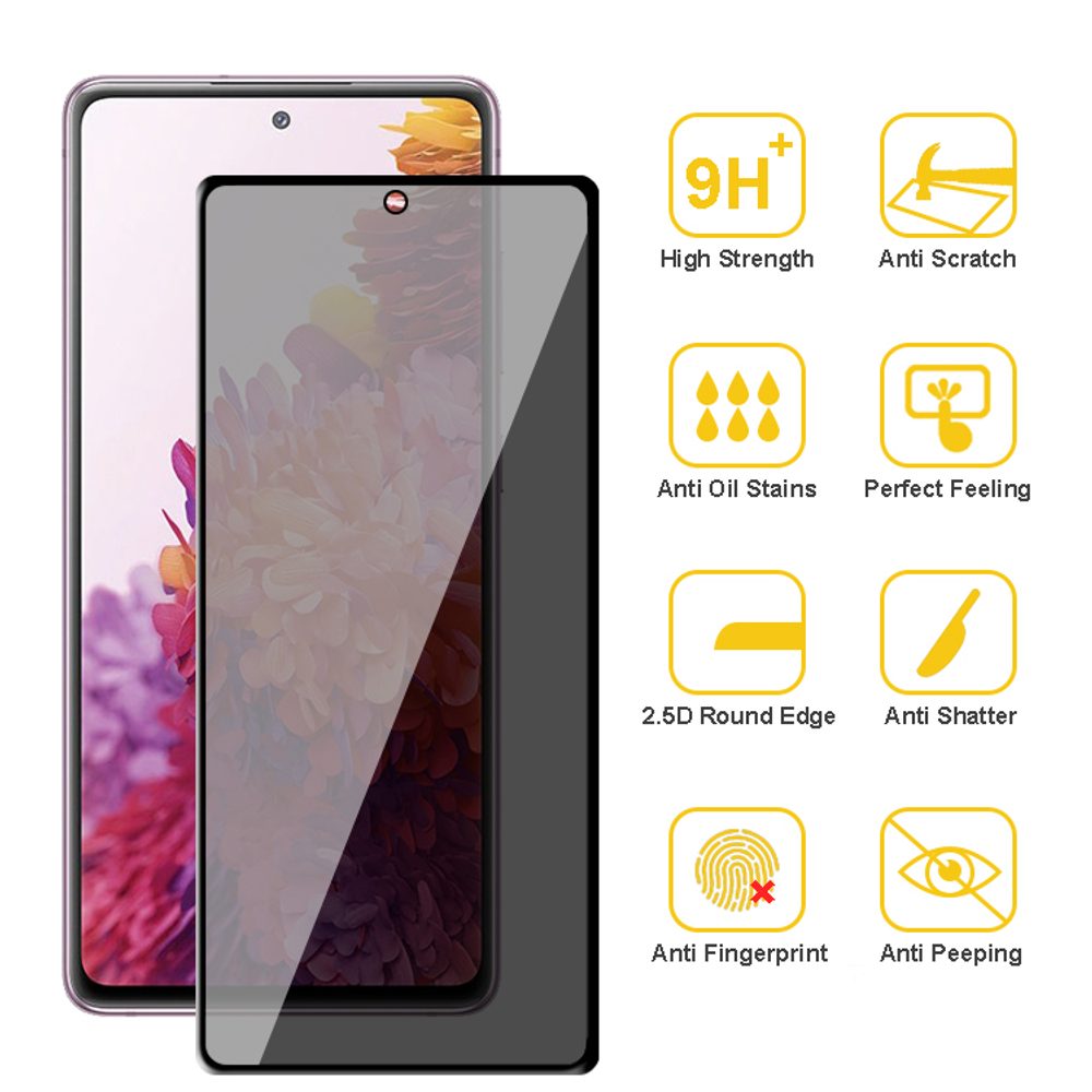 Privacy 5D Edzett üveg, Samsung Galaxy S20 FE