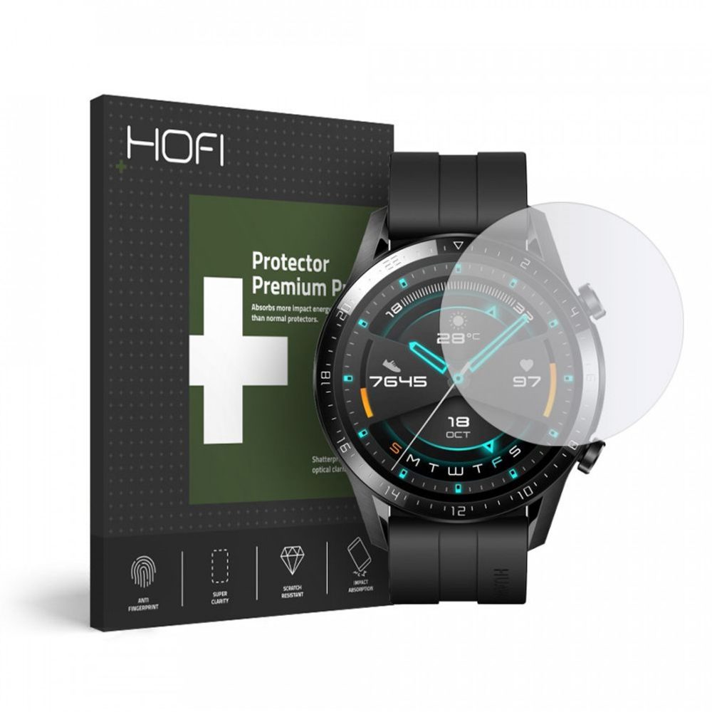 Hofi Pro+ Folie De Sticlă Securizată, Huawei Watch GT 2, 46 Mm