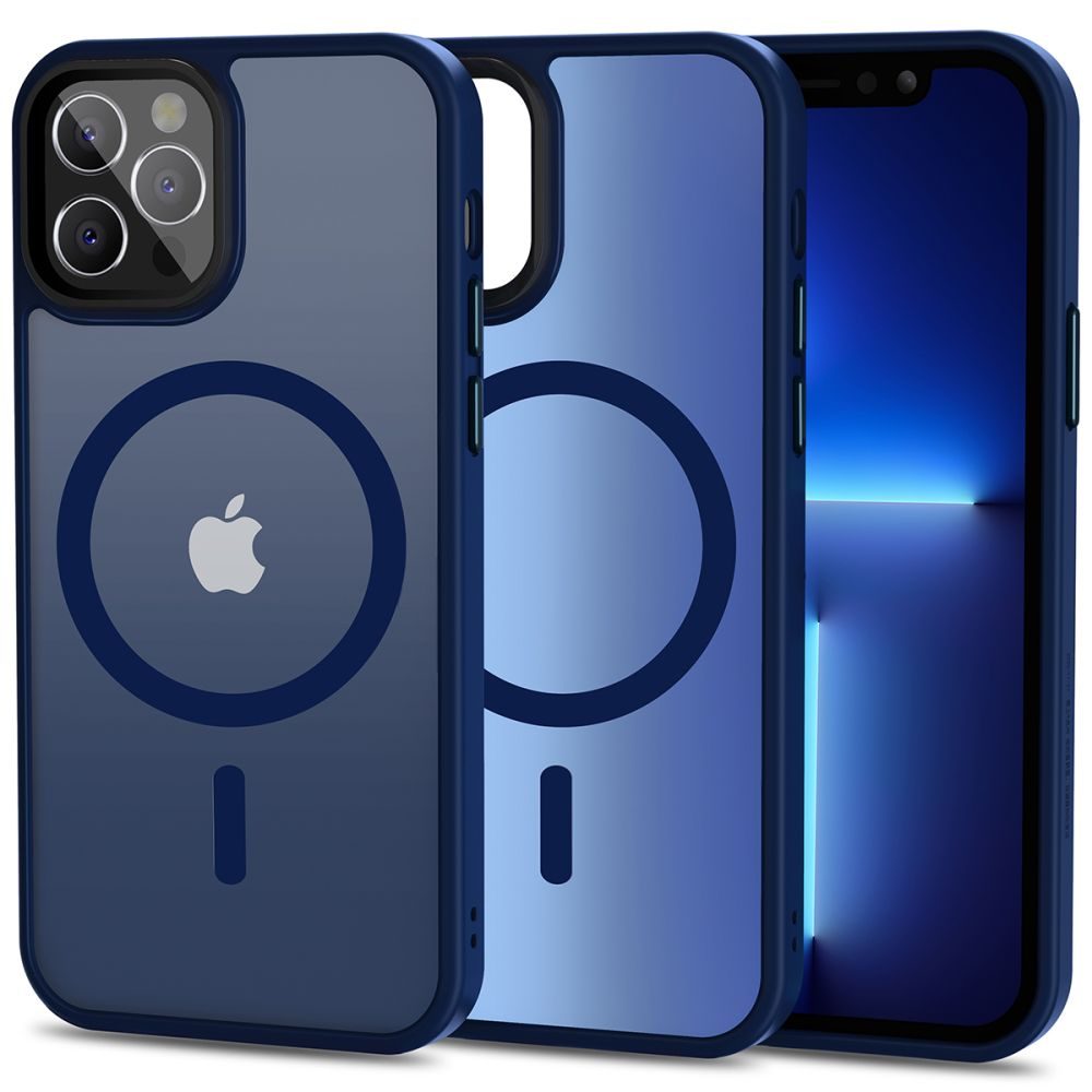 Tech-Protect MagMat MagSafe, iPhone 12 / 12 Pro, modrý matný
