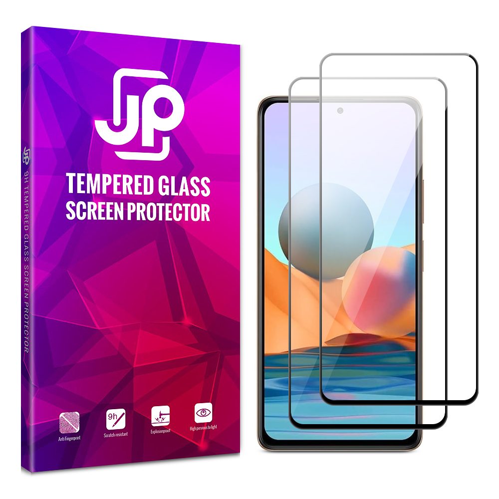 JP 2x 3D Steklo, Xiaomi Redmi Note 10 Pro, črno