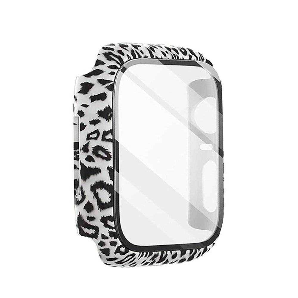 JP Watch case Motive, Apple Watch 4 / 5 / 6 / SE, 40 mm, leopard čiernobiely