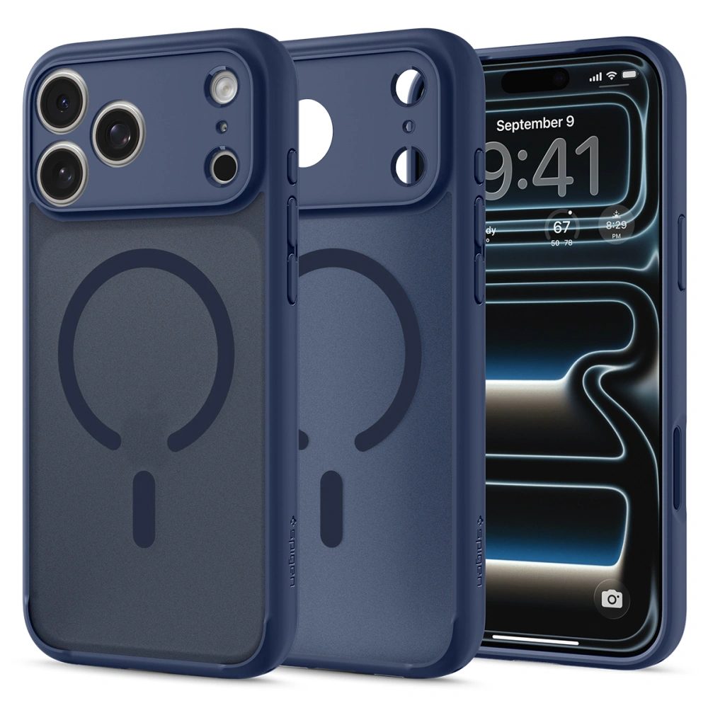 Spigen Ultra Hybrid Mag cu MagSafe, iPhone 17 Pro Max / 18 Pro Max, frost blue