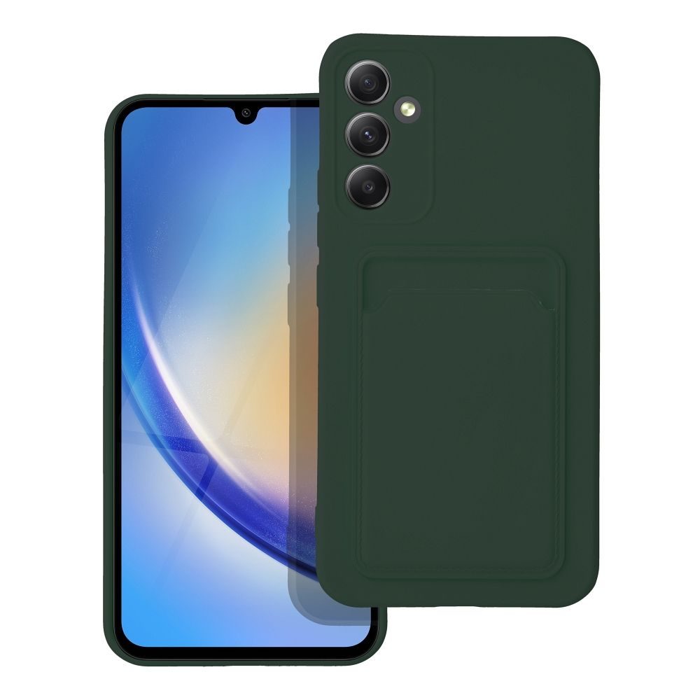 Levně Card Case obal, Samsung Galaxy A35 5G, zelený