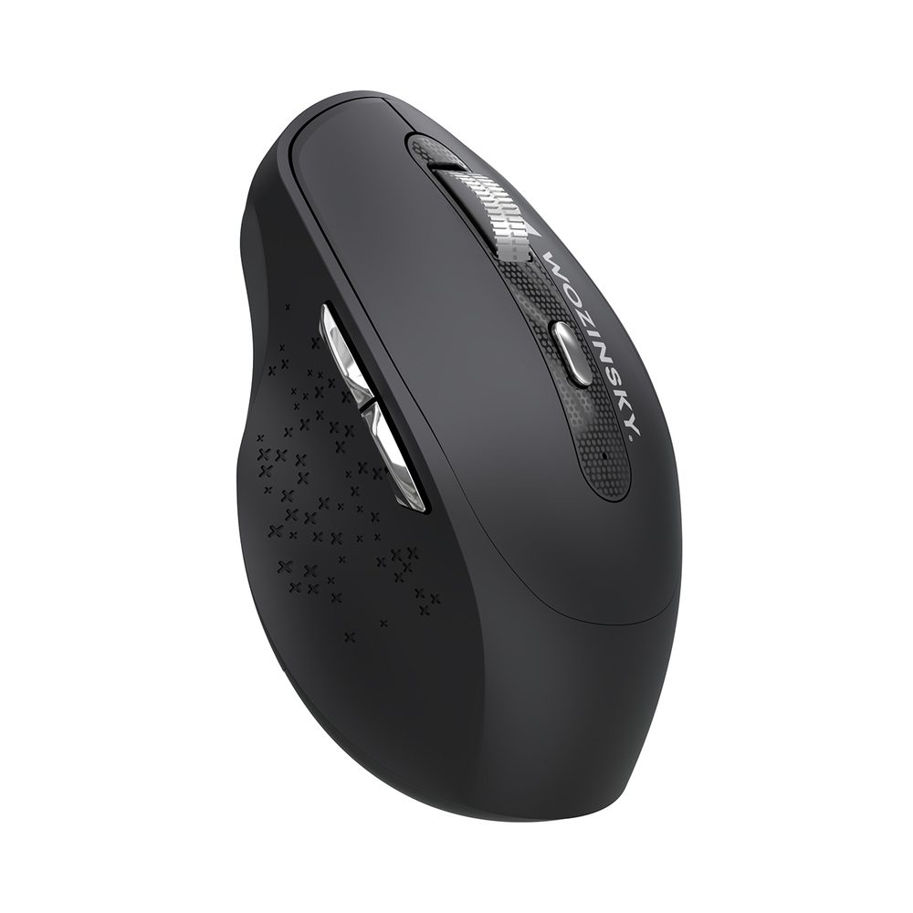 Levně Wozinsky WMGK-1134 Ergonomická bezdrátová myš, černá