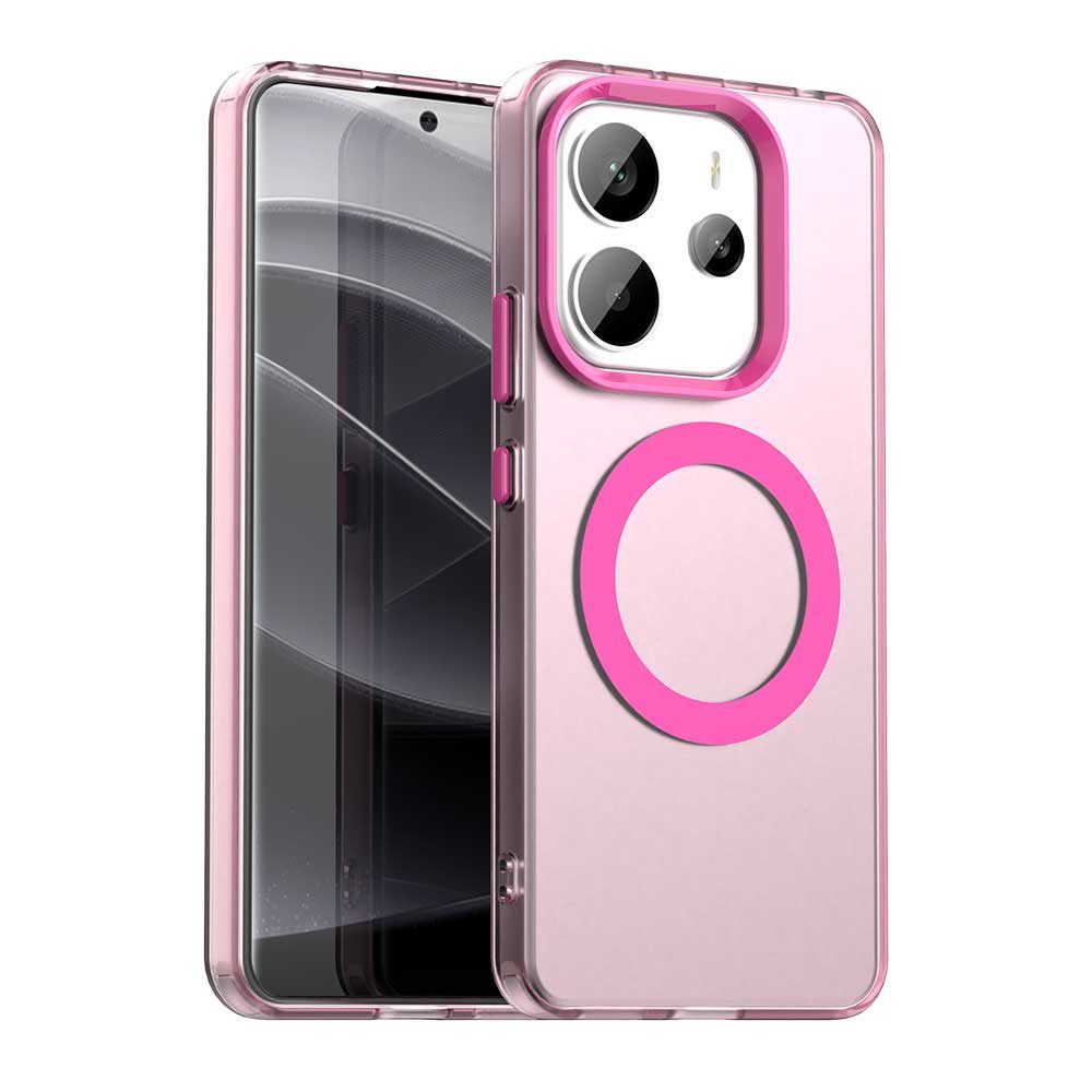 Techsuit CandyCase MagSafe, Xiaomi Redmi Note 14 4G (Standard), rózsaszín