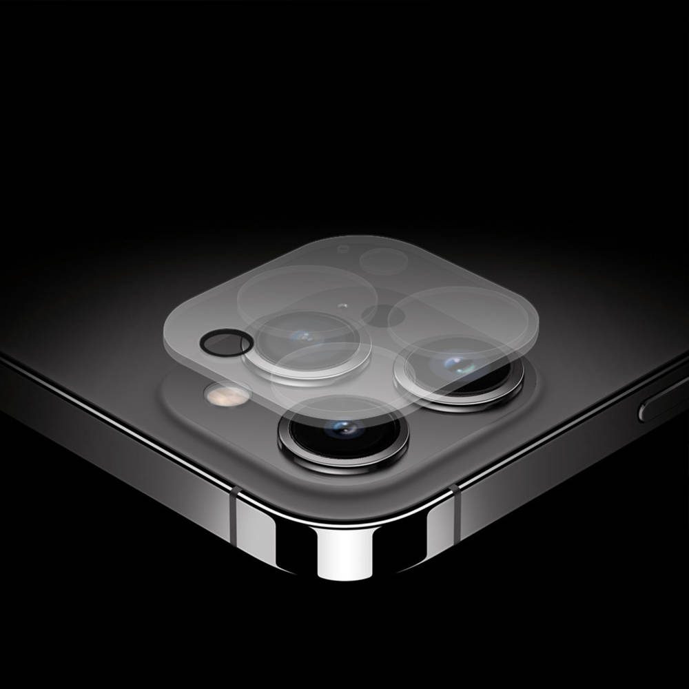 Nillkin 2in1, Edzett üveg Applikátorral + Védőüveg Lencséhez, IPhone 14 Pro Max
