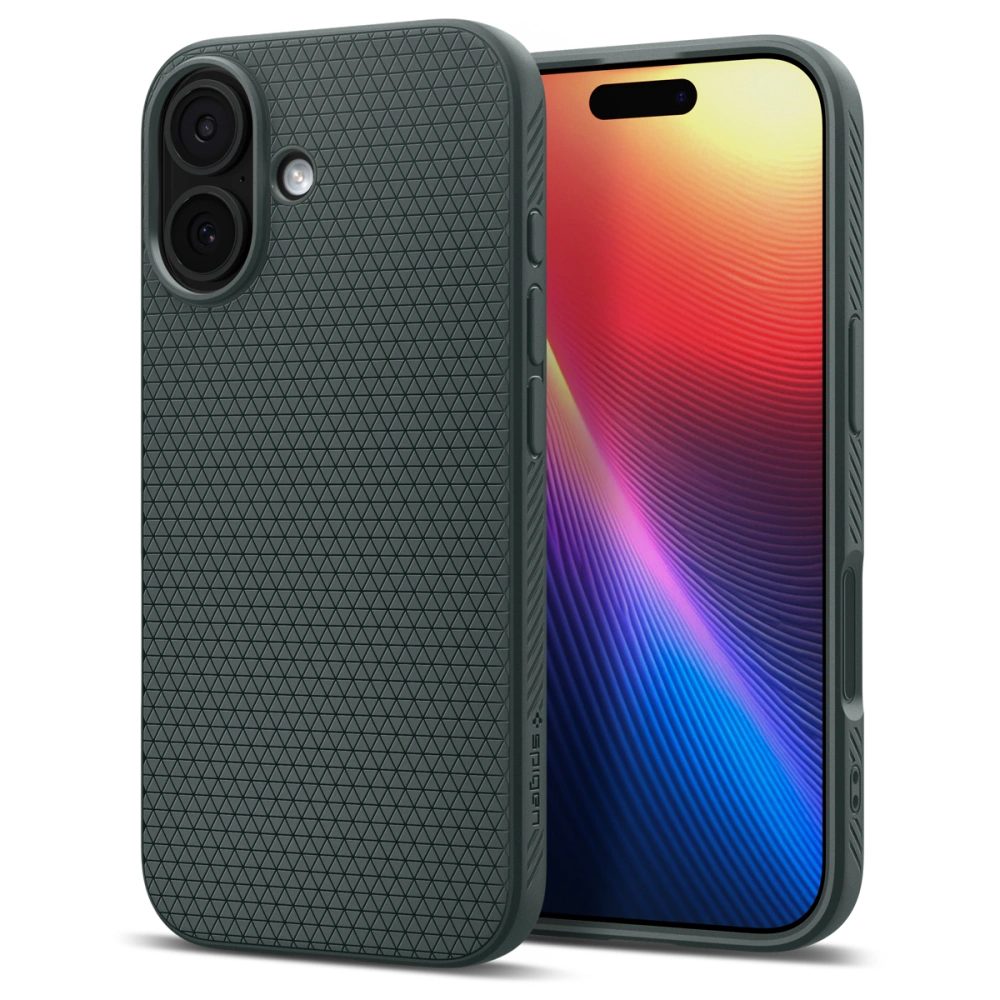 Spigen Liquid Air, iPhone 17, zelené
