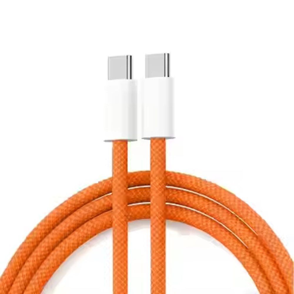 Levně JP USB-C Nabíjecí kabel 60 W, 1 m, oranžový