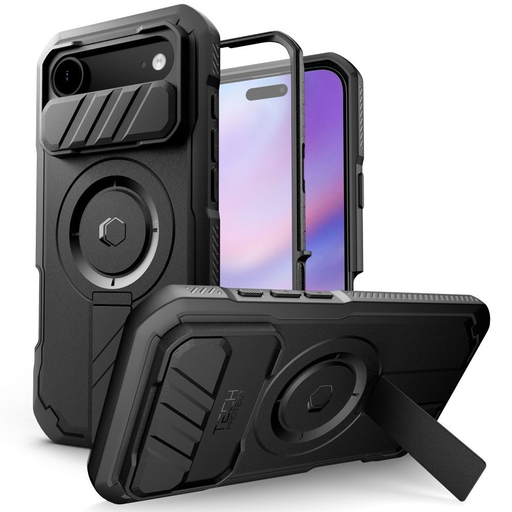 Levně Tech-Protect Kevlar MagSafe pouzdro, iPhone Air, černé