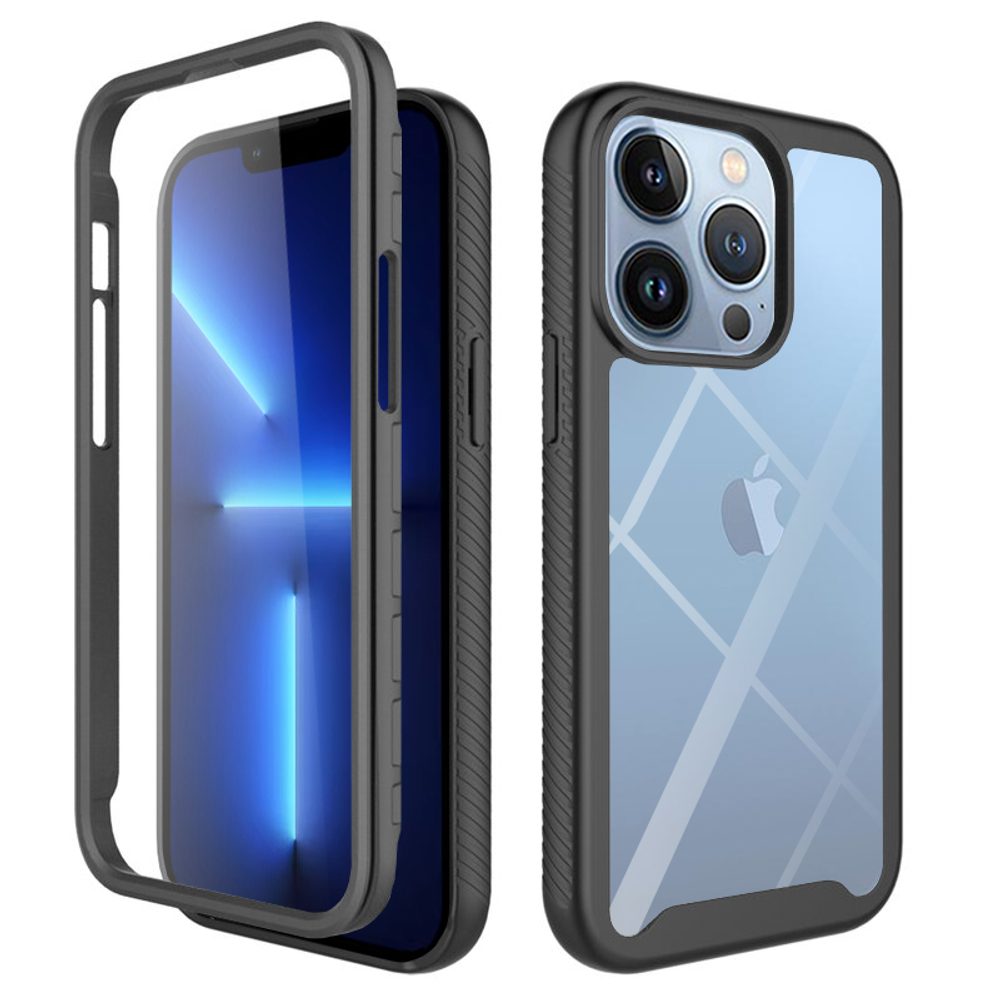 Techsuit Defense360 Pro + Zaščitna Folija, IPhone 13 Pro Max, črna