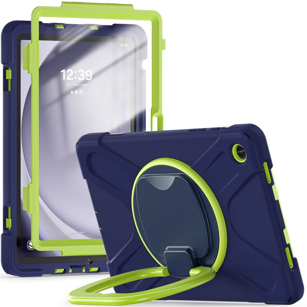 Tech-Protect X-Armor Samsung Galaxy Tab A9+ Plus 11.0, X210 / X215 / X216, Navy Lime, X210 / X215 / X216, Navy Lime