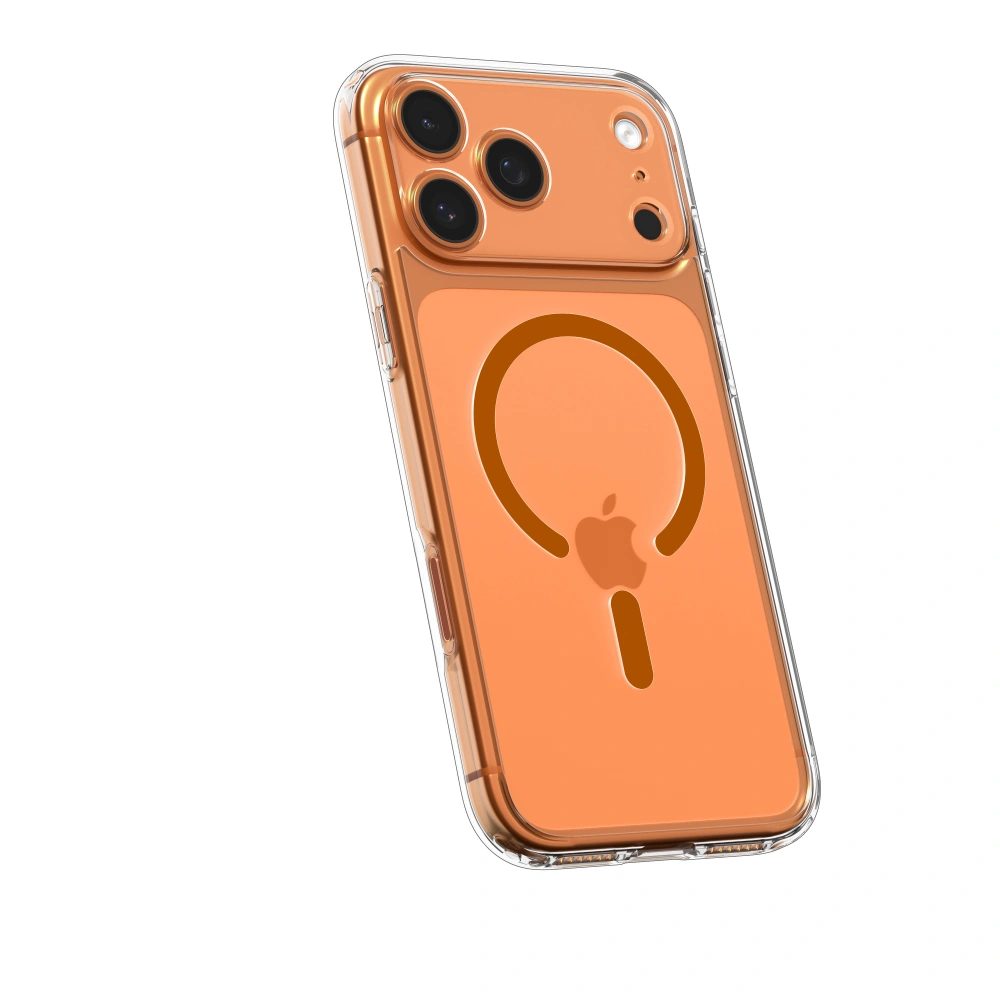 Spigen Ultra Hybrid Mag s MagSafe, iPhone 17 Pro Max, oranžové