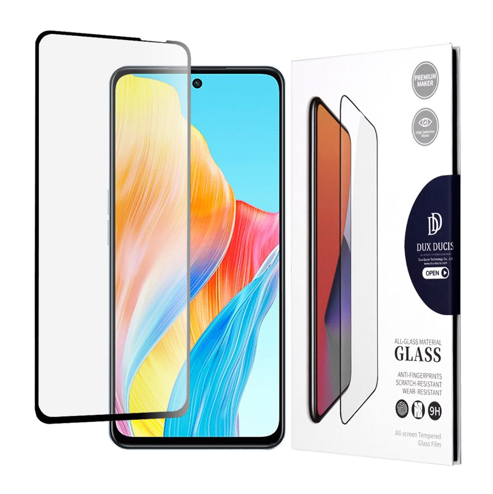 Dux Ducis Zaščitno Kaljeno Steklo, Oppo A98 5G, črno