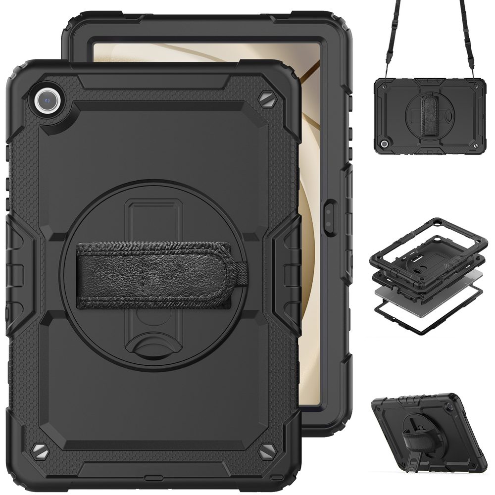 JP Solid360 obal na tablet, Samsung Tab A9+ 11.0, černý