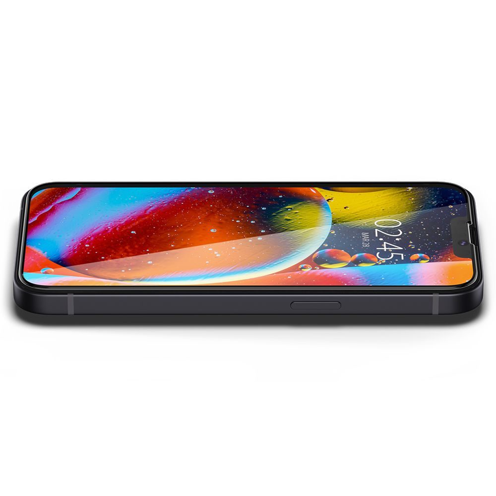 Spigen Glass FC Tvrdené Sklo, IPhone 13 / 13 Pro, čierne