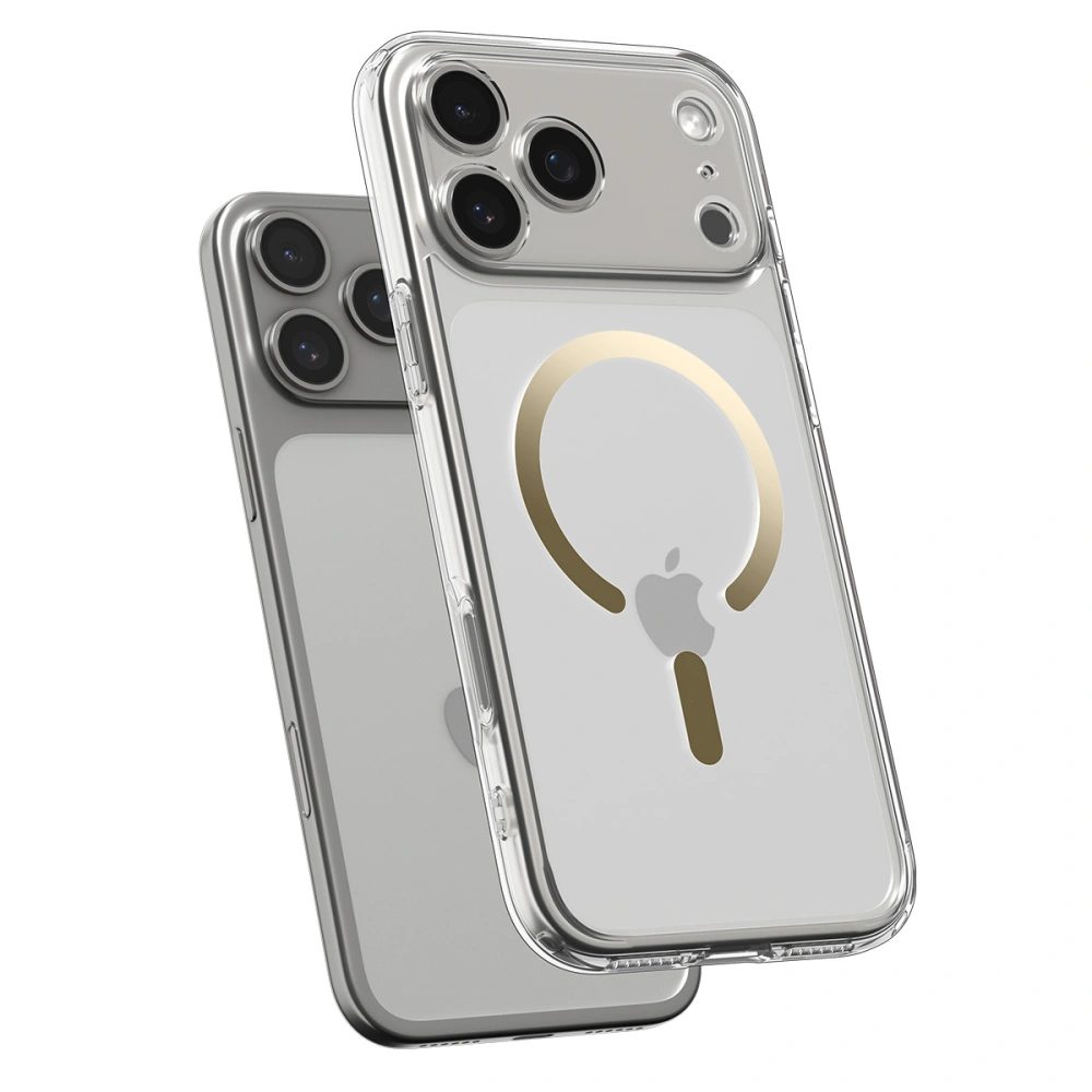 Spigen Ultra Hybrid Mag s MagSafe, iPhone 17 Pro, zlaté