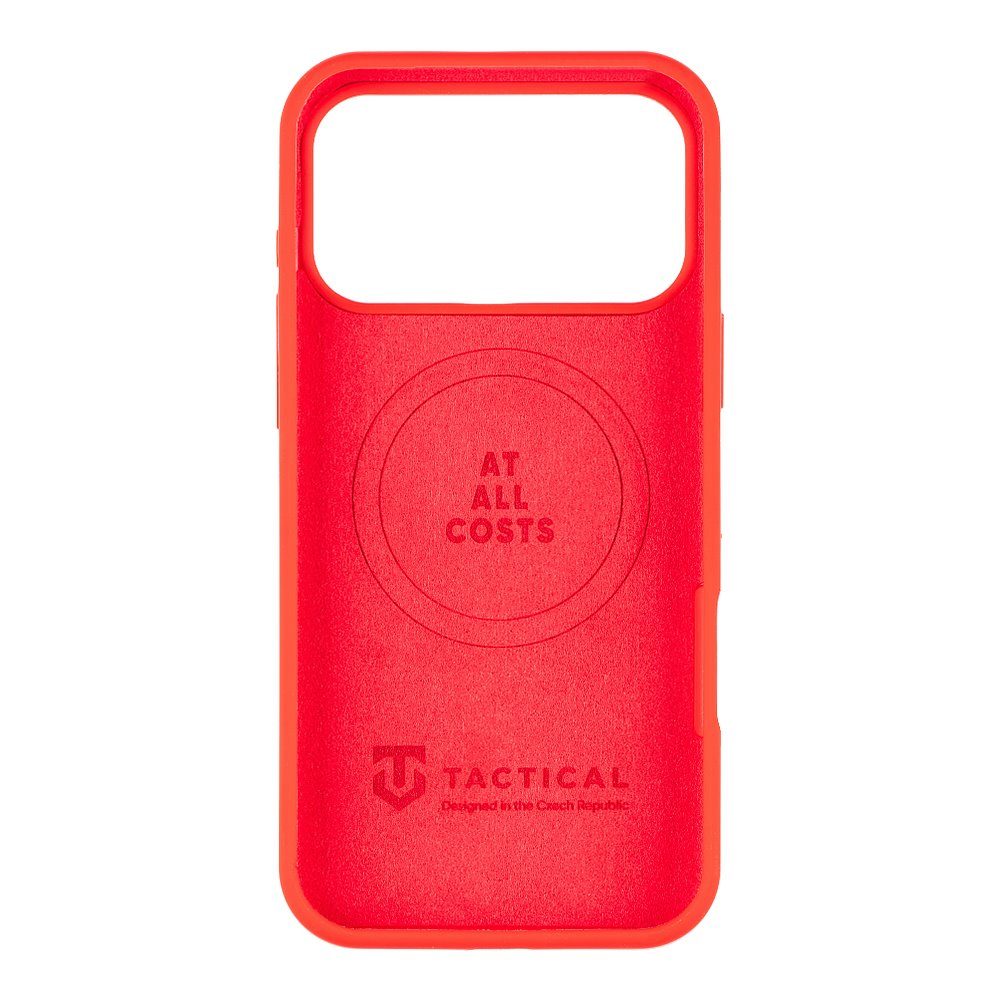 Tactical MagForce Velvet Smoothie kryt, iPhone 17 Pro Max, červený