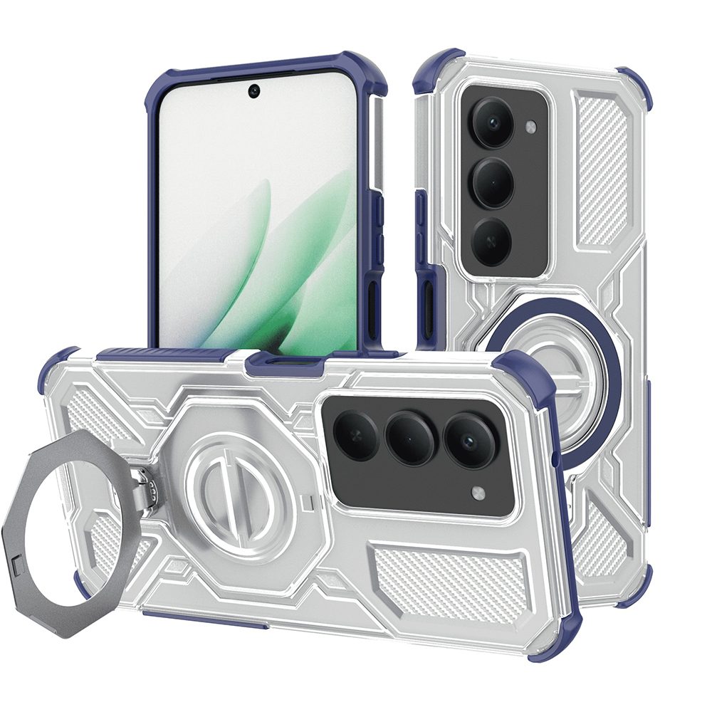 Levně Techsuit Carbon Shield Pro, Xiaomi Redmi 15 4G / 5G, průhledný / modrý