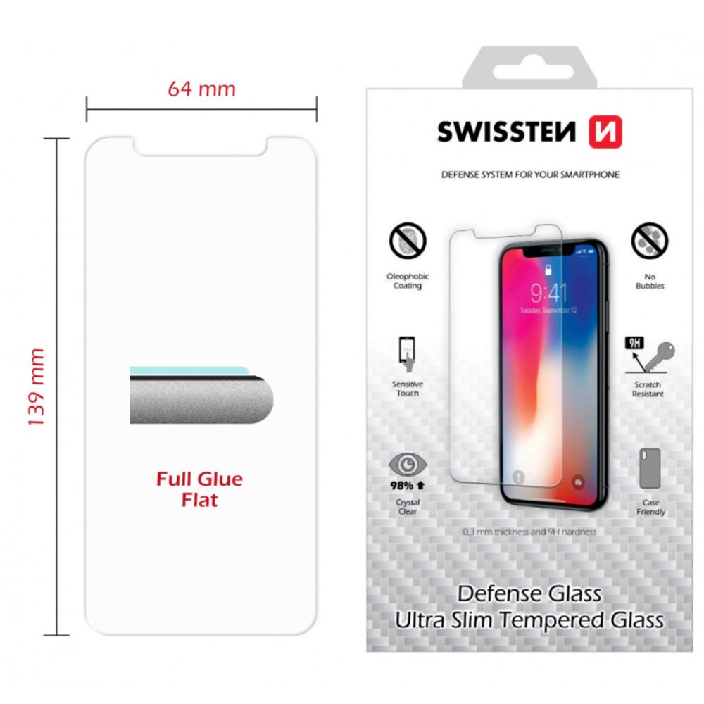 Swissten 2.5D Védő Edzett üveg, Apple IPhone 11