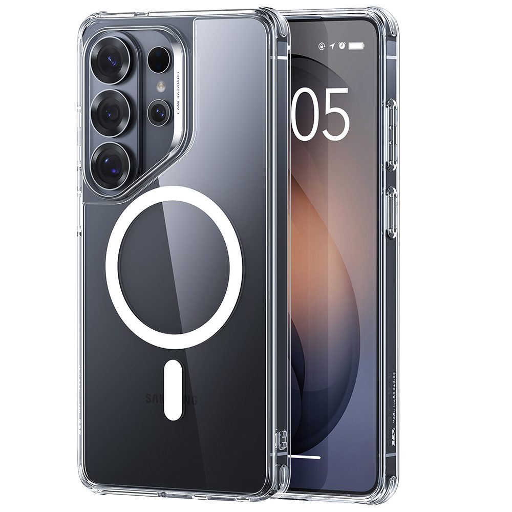 Levně Kryt ESR Classic Hybrid HaloLock MagSafe, Samsung Galaxy S26 Ultra, čirý