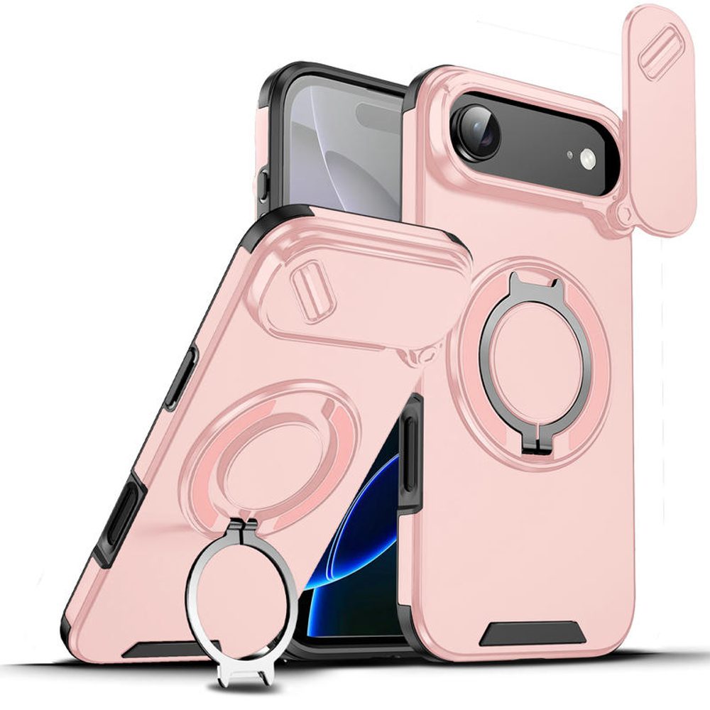 Levně Camslide Stand obal, iPhone Air, růžový