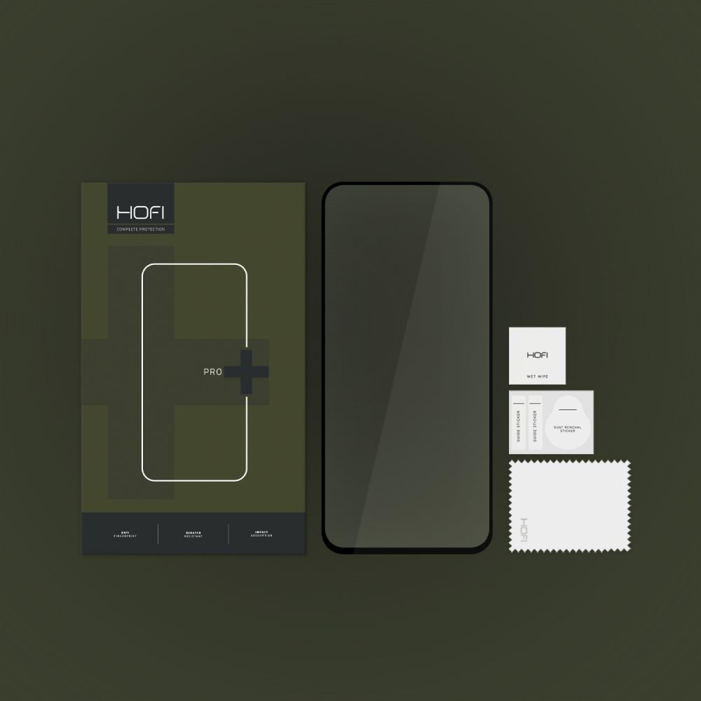 Hofi Pro+ Edzett üveg, Samsung Galaxy A54 5G, Fekete