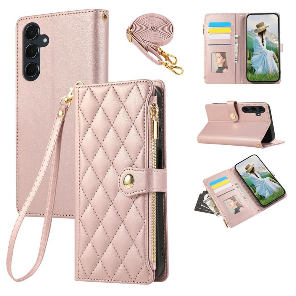 Levně Glamour pouzdro, Samsung Galaxy S24 Plus / S25 Plus, růžové