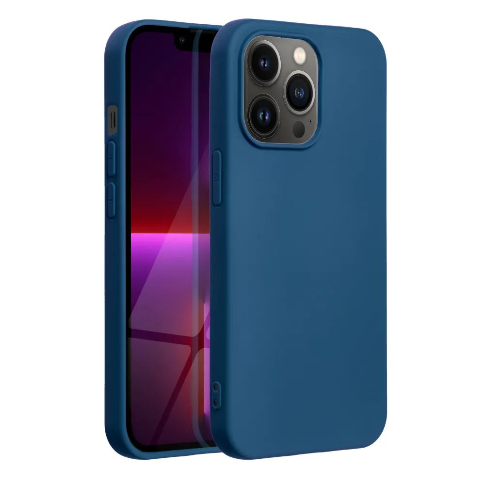 Forcell Silicone Lite, IPhone 14 Pro Max, Albastră