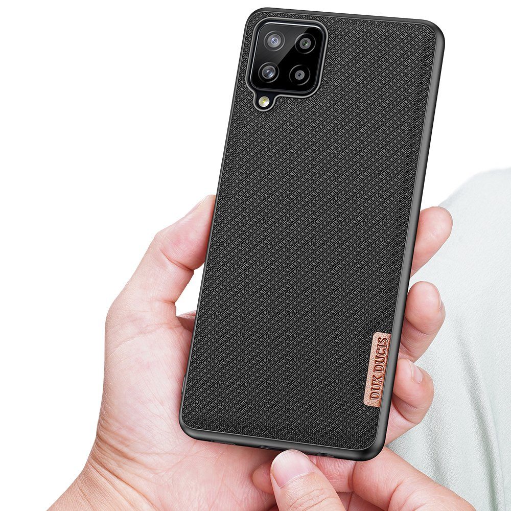 Dux Ducis Fino Case, Samsung Galaxy A12 / M12, Fekete