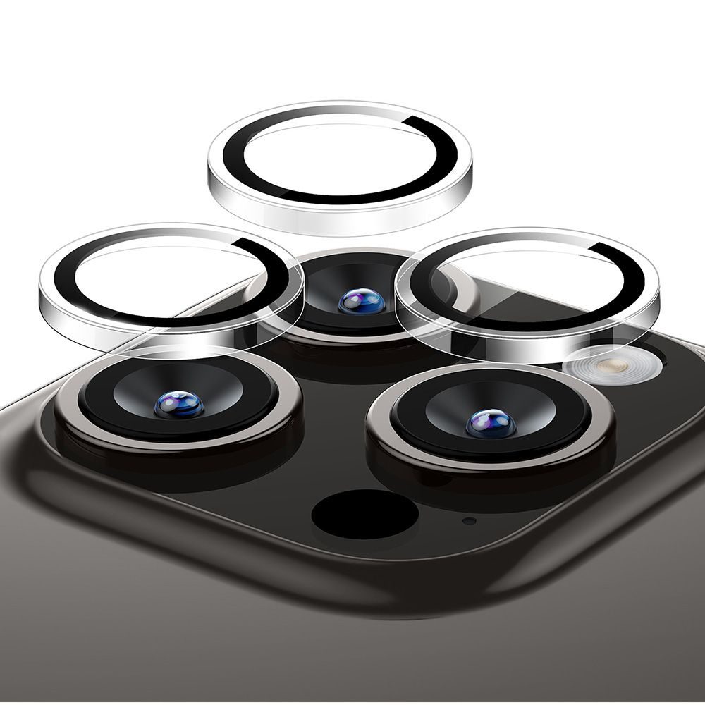 ESR Zaštitno Kaljeno Staklo Na Objektivu Kamere, IPhone 15 Pro / 15 Pro Max, Crni