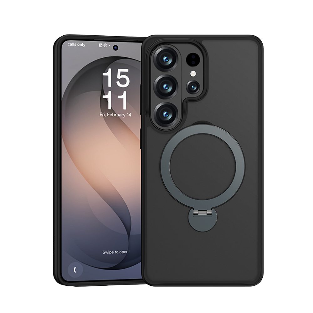 Levně Benks Magnetic Mist obal se stojánkem, Samsung Galaxy S26 Ultra, černý