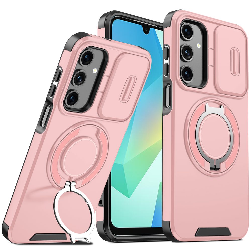 Camslide Stand borító, Samsung Galaxy A16, rózsaszín