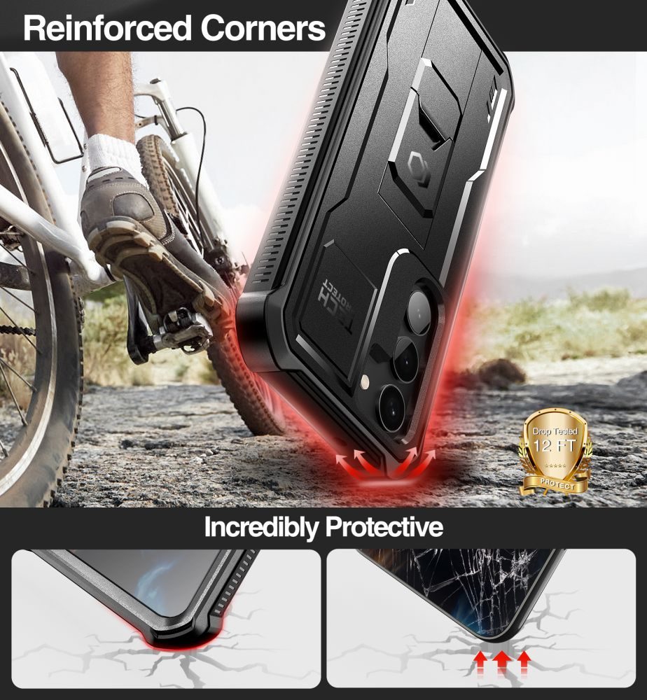 Tech-Protect Kevlar Pro Púzdro, Samsung Galaxy S23, čierne