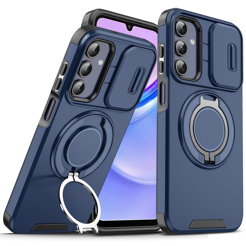 Camslide Stand borító, Samsung Galaxy A14, kék