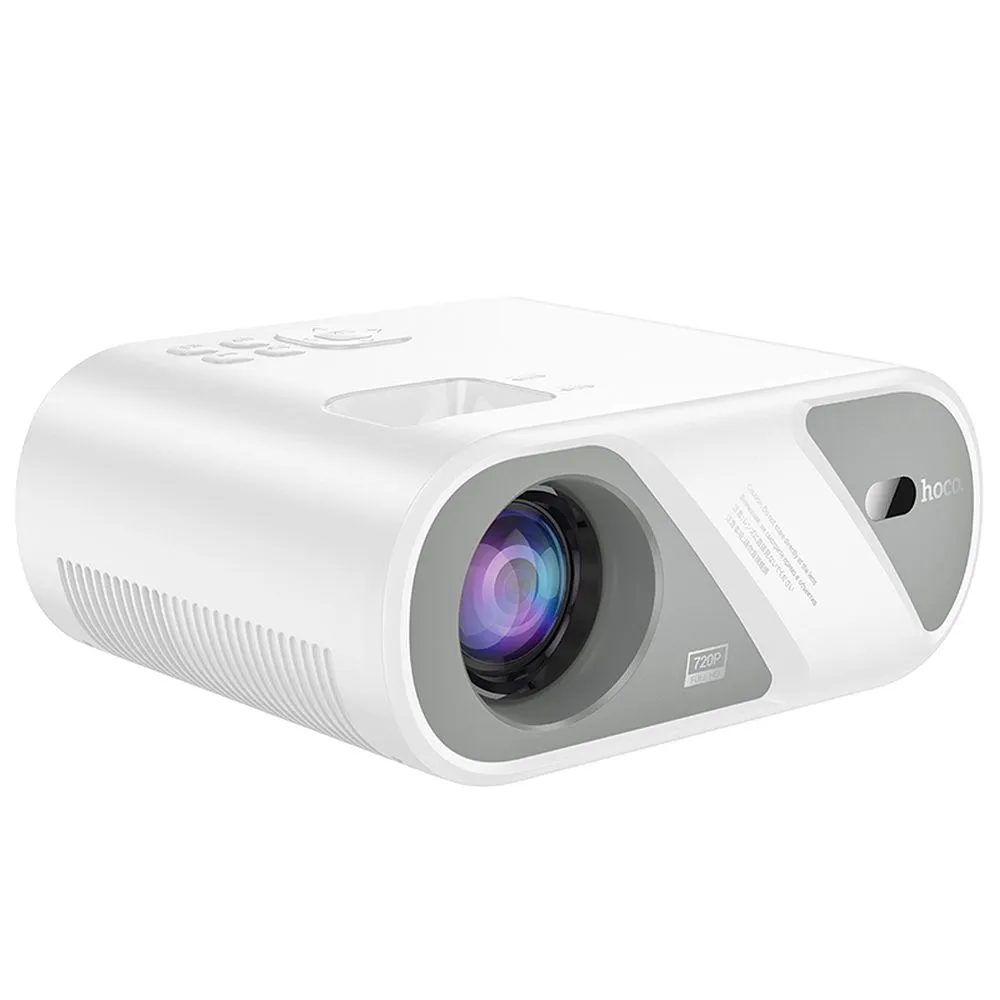 Hoco Bluetooth Wi-Fi projektor 720P DT1, fehér, fehér