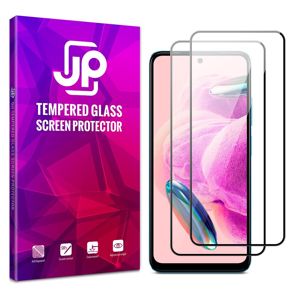 JP 2x 3D Steklo, Xiaomi Redmi Note 12S, črno