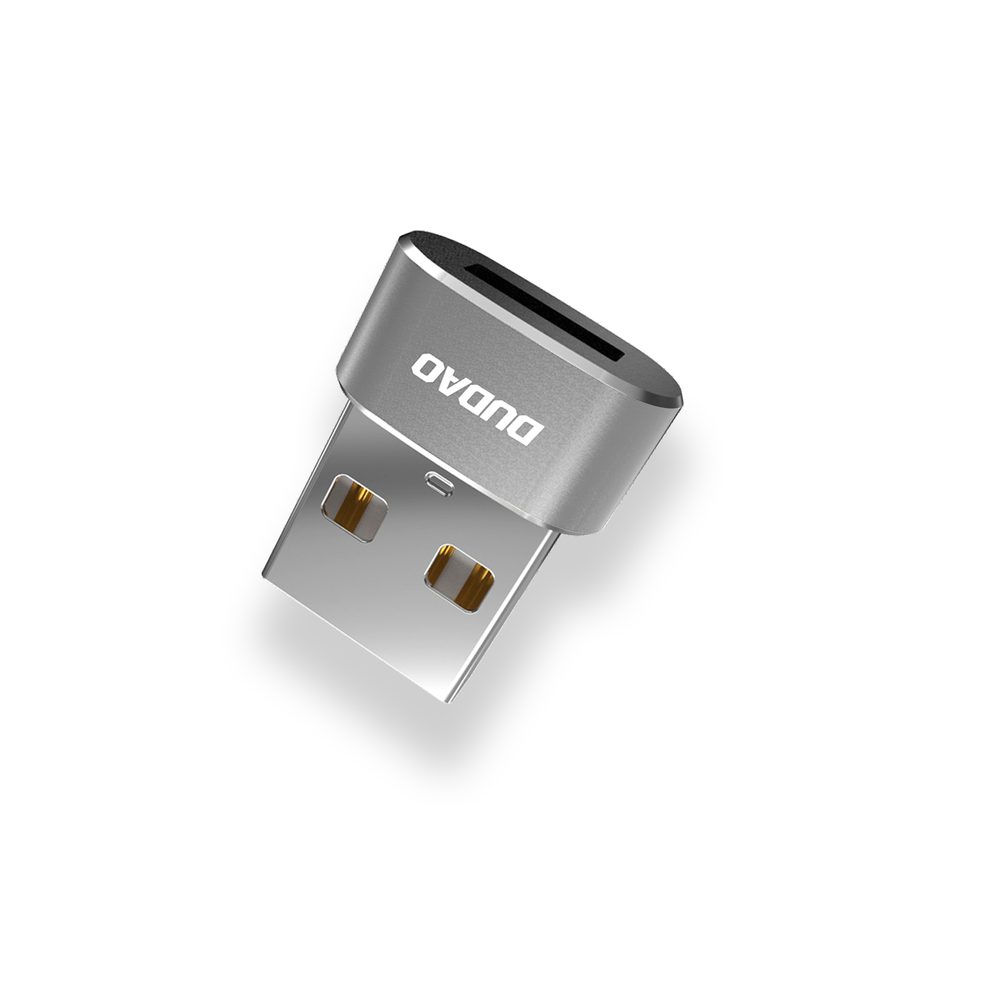 Dudao L16AC Adaptér USB-C na USB, čierny