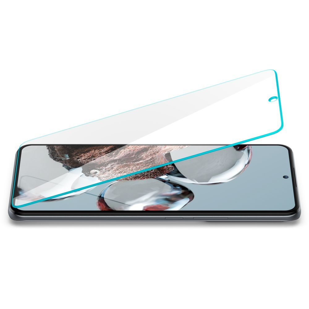 Spigen Glas.Tr Slim, Folie De Sticlă Securizată 2 Bucăți, Xiaomi 12T / 12T Pro