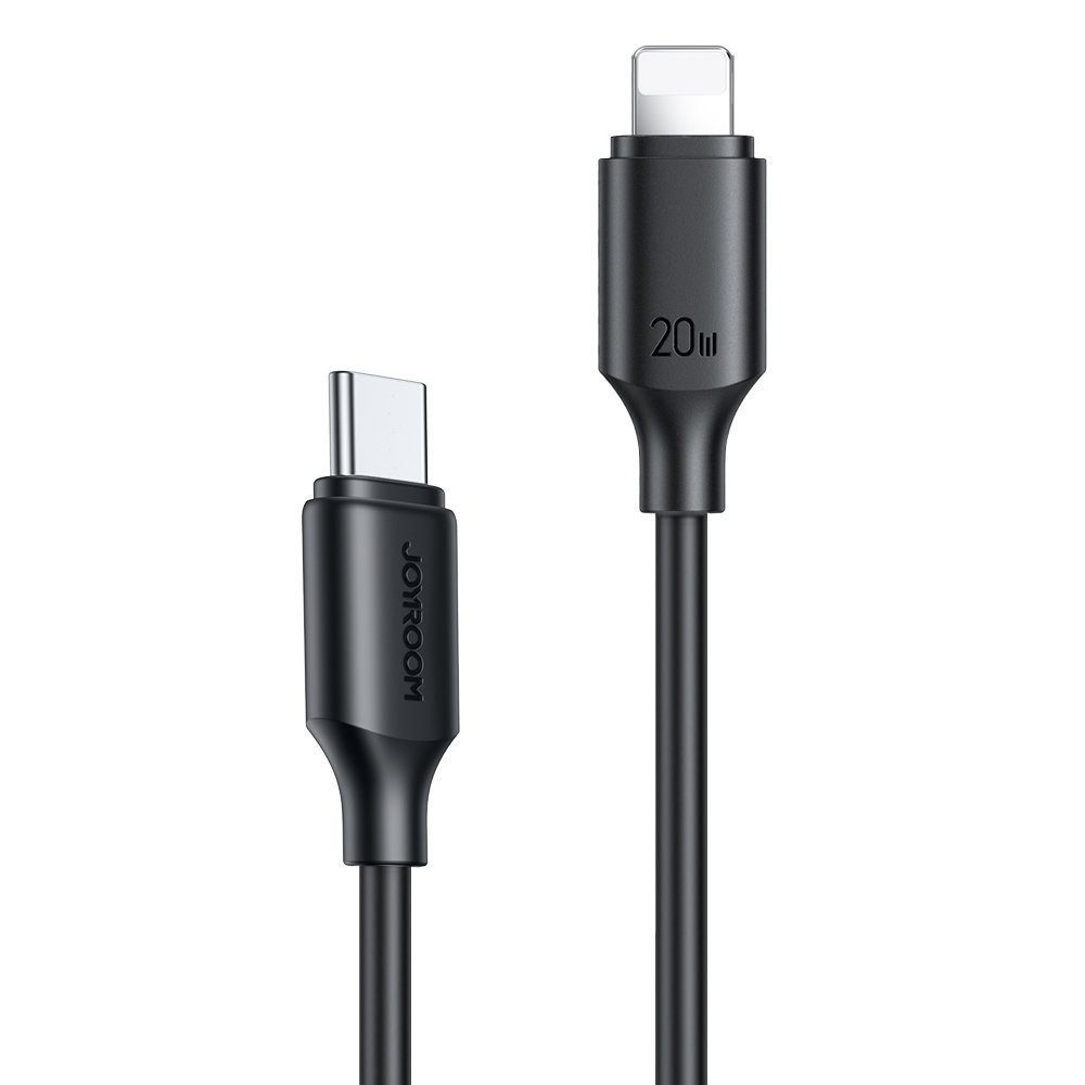 Joyroom kabel USB-C - Lightning, 480Mb/s, 20W, 0,25 m, černý (S-CL020A9)